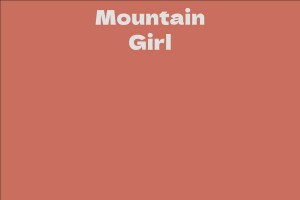 Mountain Girl