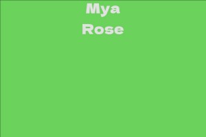 Mya Rose