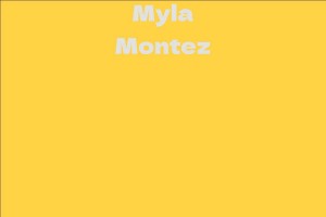 Myla Montez