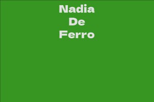Nadia De Ferro