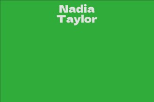 Nadia Taylor