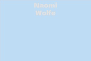 Naomi Wolfe