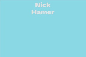 Nick Hamer
