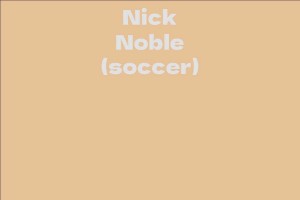 Nick Noble (soccer)