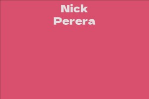 Nick Perera