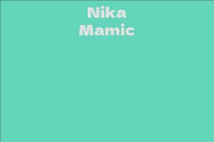 Nika Mamic