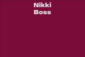 Nikki Boss