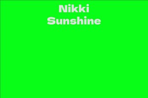 Nikki Sunshine
