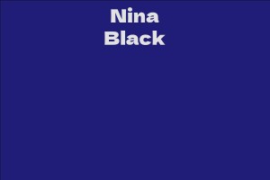Nina Black