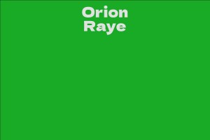 Orion Raye