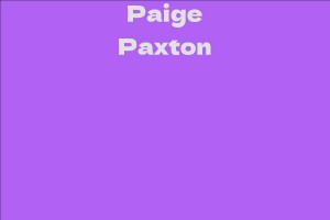 Paige Paxton