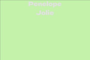 Penelope Jolie