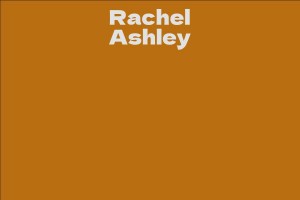 Rachel Ashley