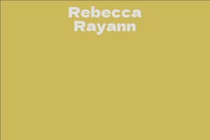 Rebecca Rayann