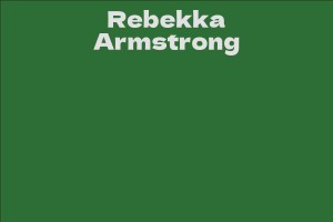 Rebekka Armstrong