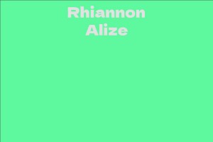 Rhiannon Alize