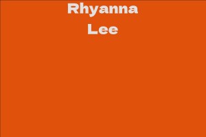 Rhyanna Lee