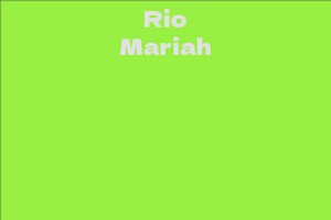 Rio Mariah