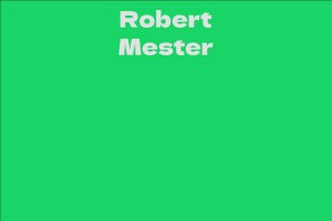 Robert Mester