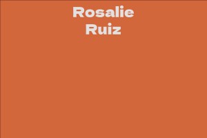 Rosalie Ruiz