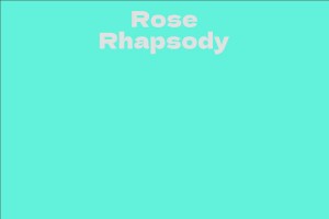 Rose Rhapsody