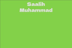 Saalih Muhammad