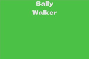 Sally Walker