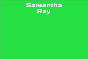 Samantha Ray