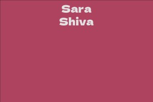 Sara Shiva