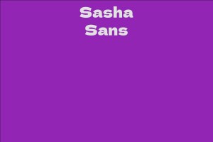 Sasha Sans