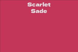 Scarlet Sade