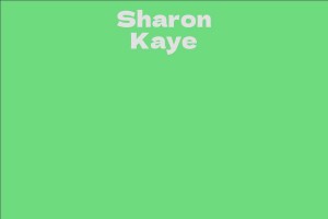 Sharon Kaye