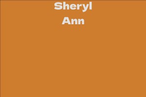 Sheryl Ann