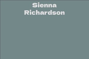 Sienna Richardson