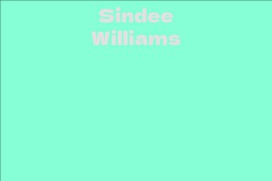 Sindee Williams