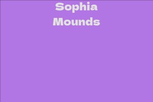 Sophia Mounds