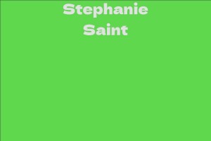Stephanie Saint