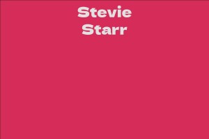 Stevie Starr