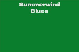 Summerwind Blues