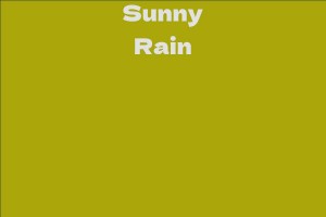 Sunny Rain