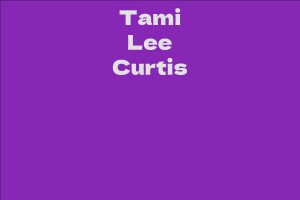Tami Lee Curtis