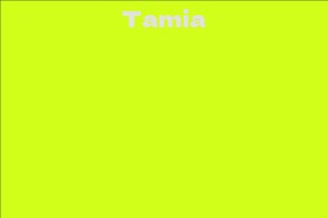 Tamia