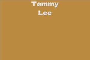 Tammy Lee