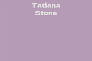 Tatiana Stone