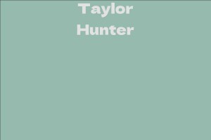 Taylor Hunter