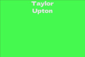 Taylor Upton