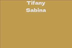 Tifany Sabina