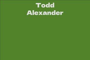Todd Alexander