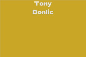 Tony Donlic