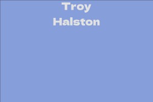 Troy Halston